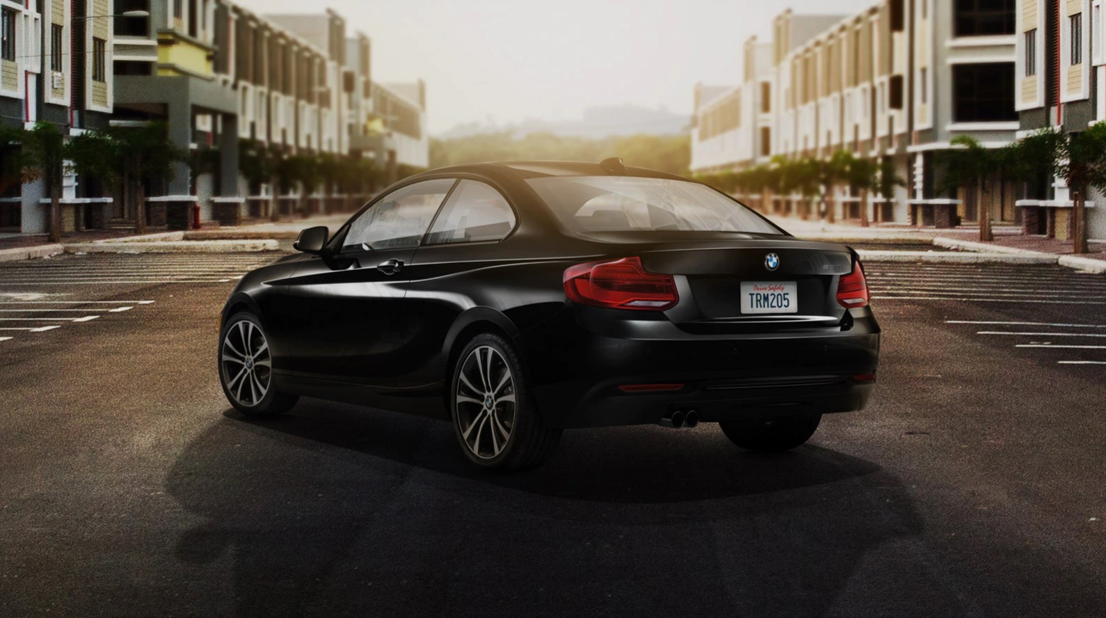 2019 BMW 230i Rear Black Driving Exterior 2019 BMW 230i Rear Black Driving Exterior
